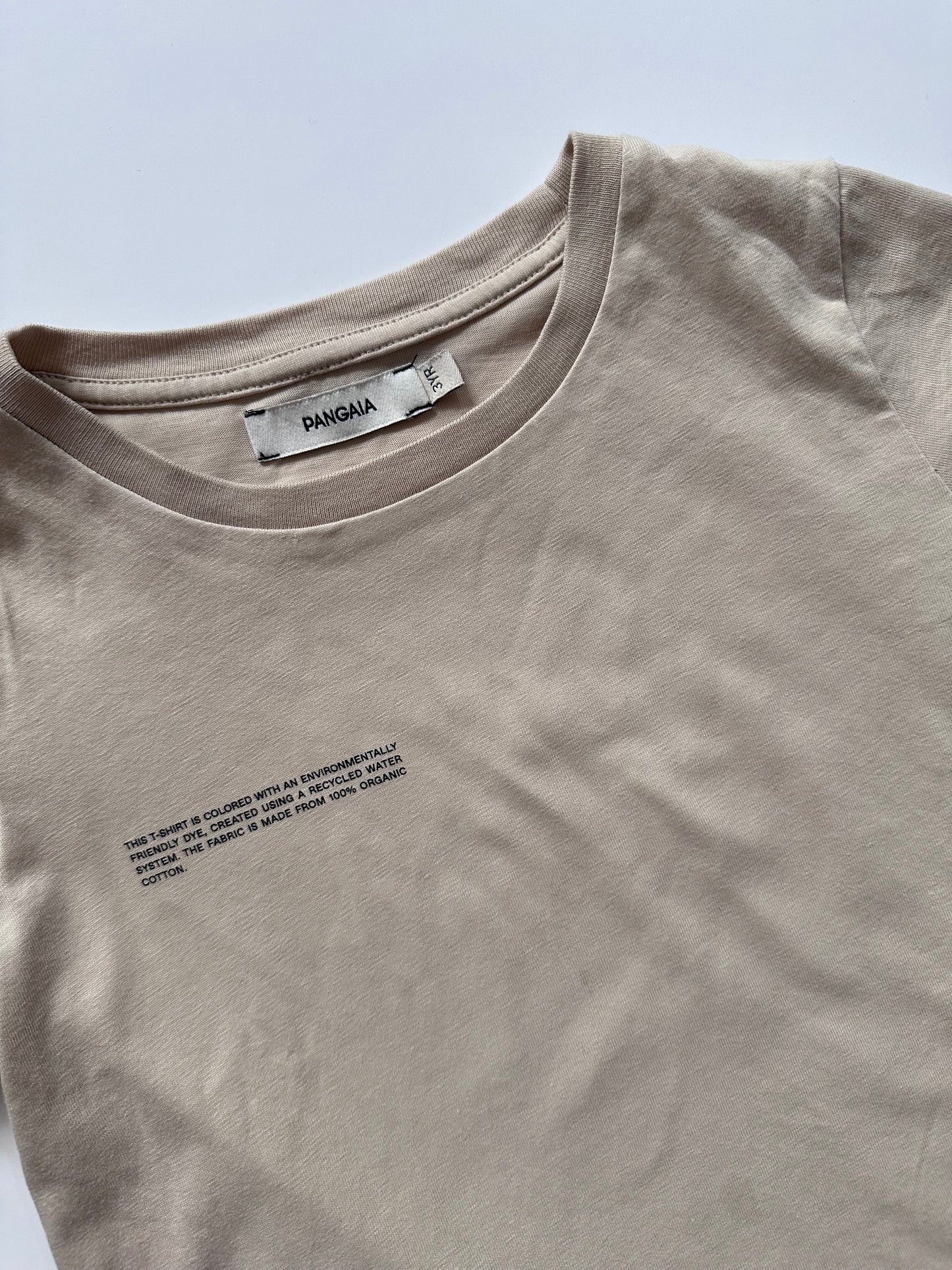 Pangaia t-shirt 3 years