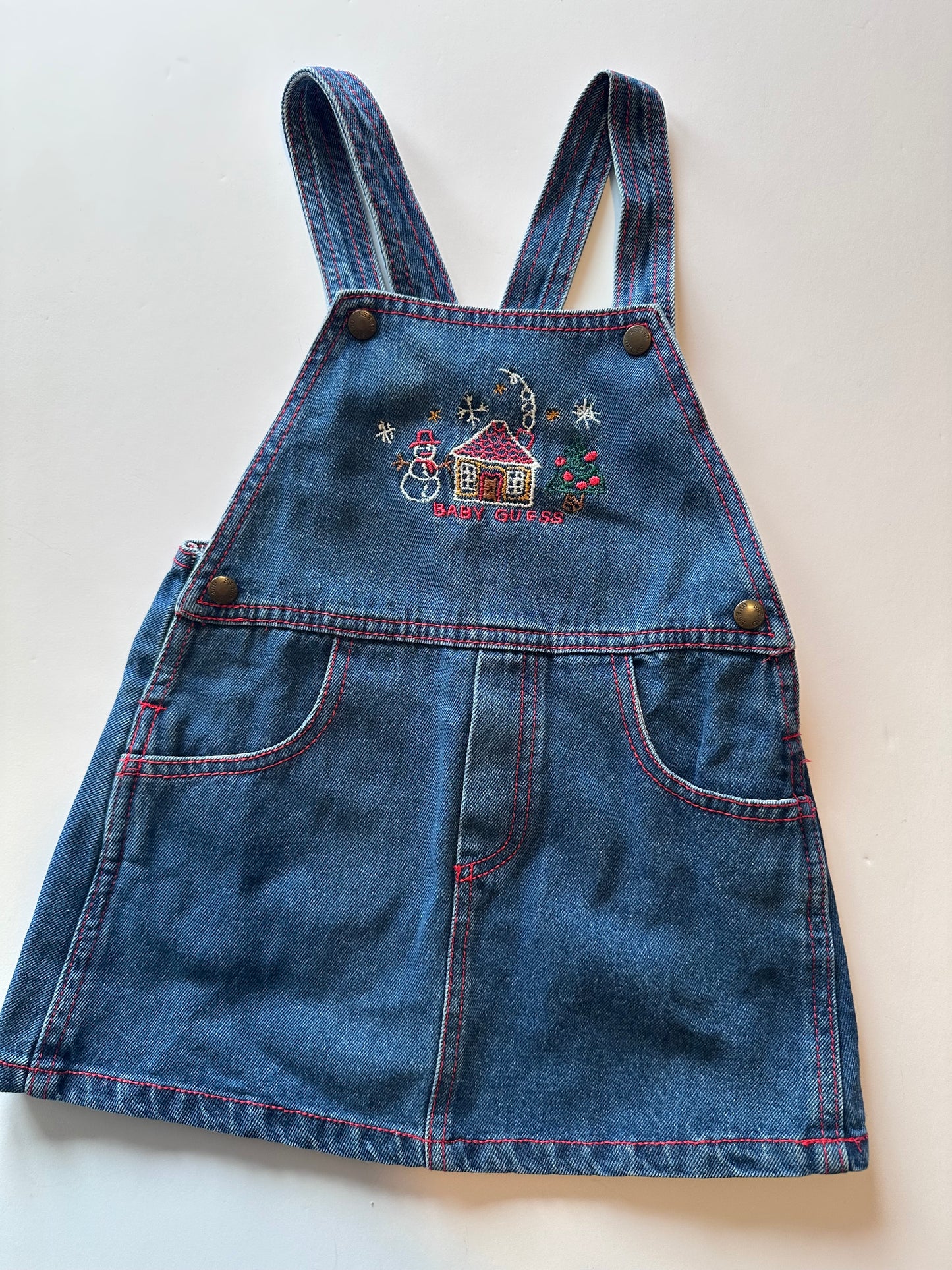 Vintage Guess denim dress 18-24 months