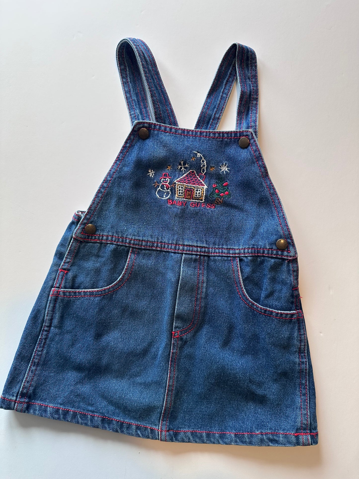 Vintage Guess denim dress 18-24 months