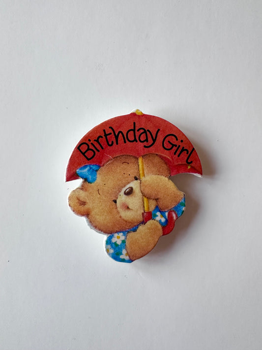 Vintage Birthday badge